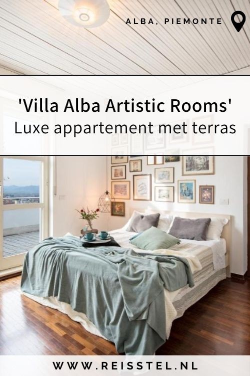 Reisroute Piemonte Italië | Accommodaties Alba | Villa Alba Artistic Rooms