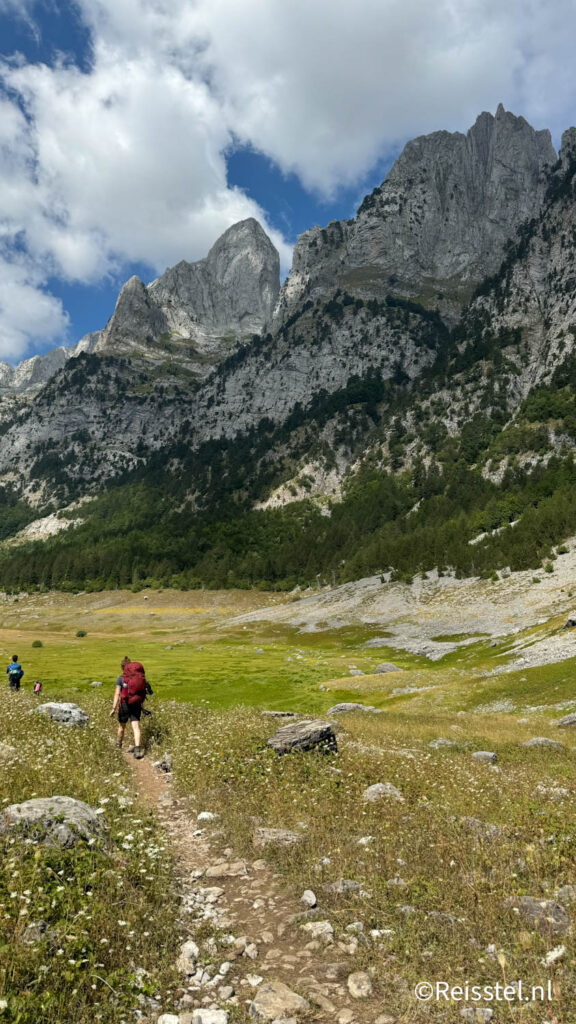 wandelen door de Balkan